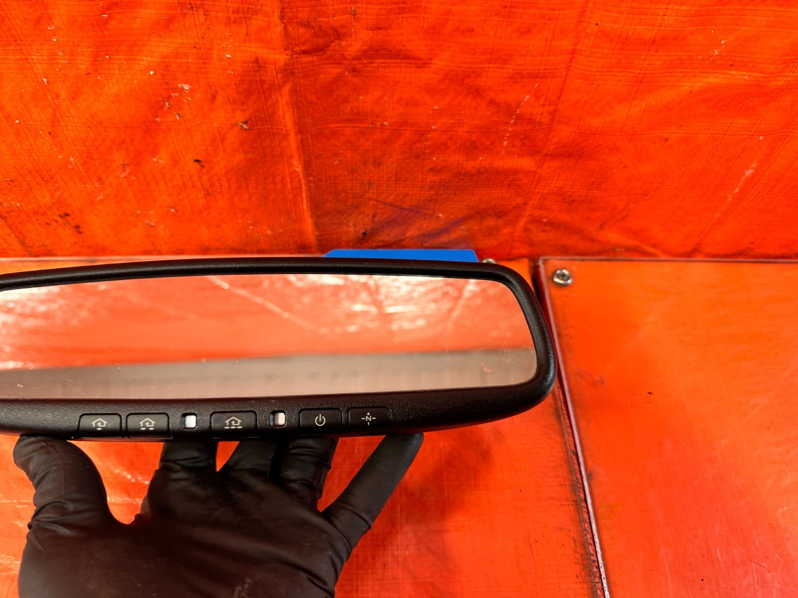 10 16 HYUNDAI GENESIS COUPE   REAR VIEW MIRROR W/ AUTO DIM   OEM FACTORY #3182