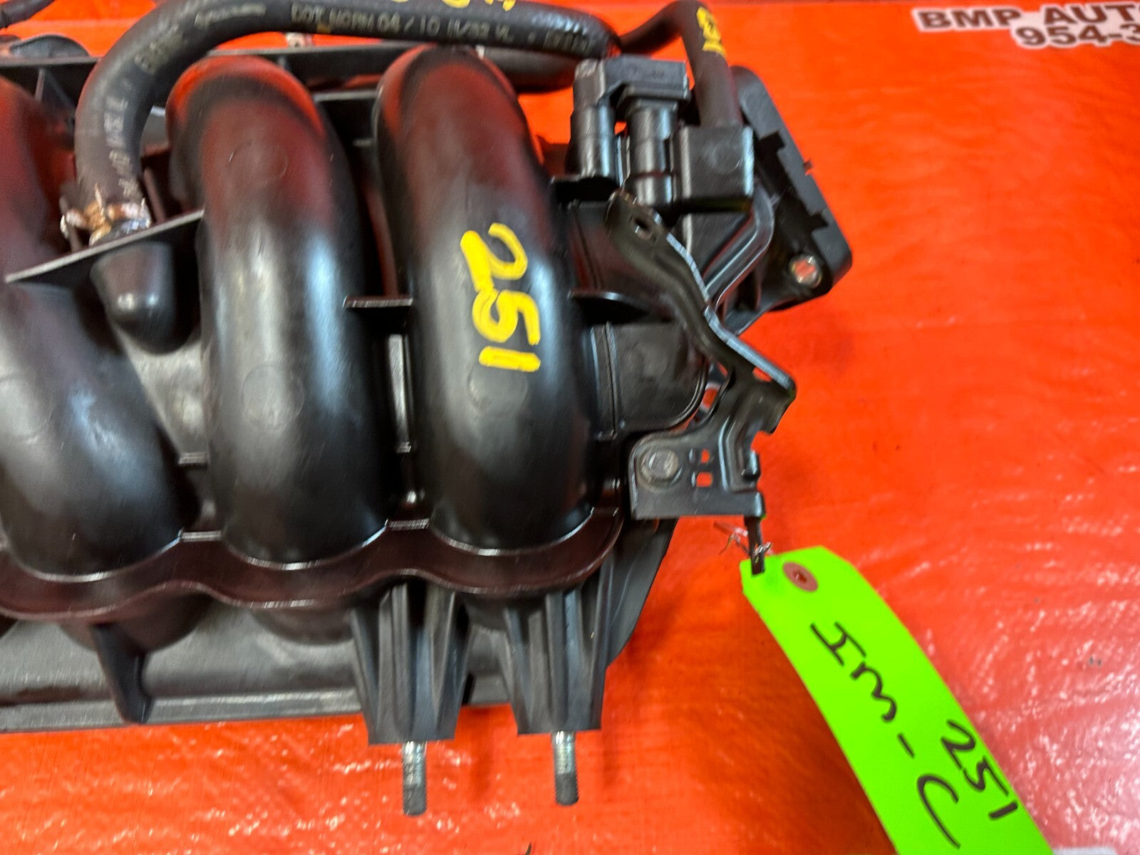 08 12 HONDA ACCORD 2.4L   INTAKE MANIFOLD   PLASTIC PORTION   K24Z3   OEM #2513