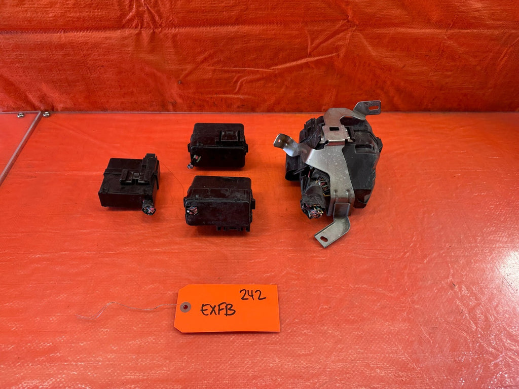 2017 17 INFINITI Q50 RED SPORT 400   ENGINE BAY FUSE BOX SET OF 4 BOXES OEM #2428