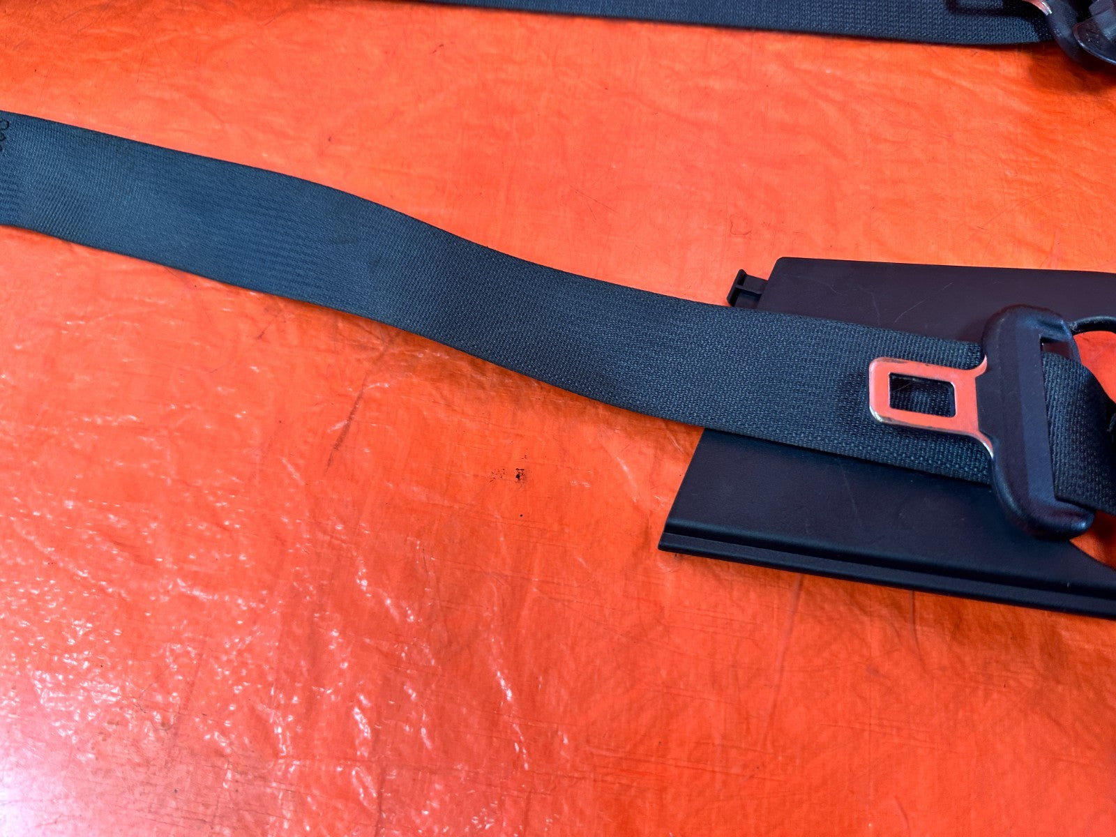 14 23 INFINITI Q50 LEFT & RIGHT FRONT SEAT BELTS SAFETY BELT BLACK OEM FACTORY +4