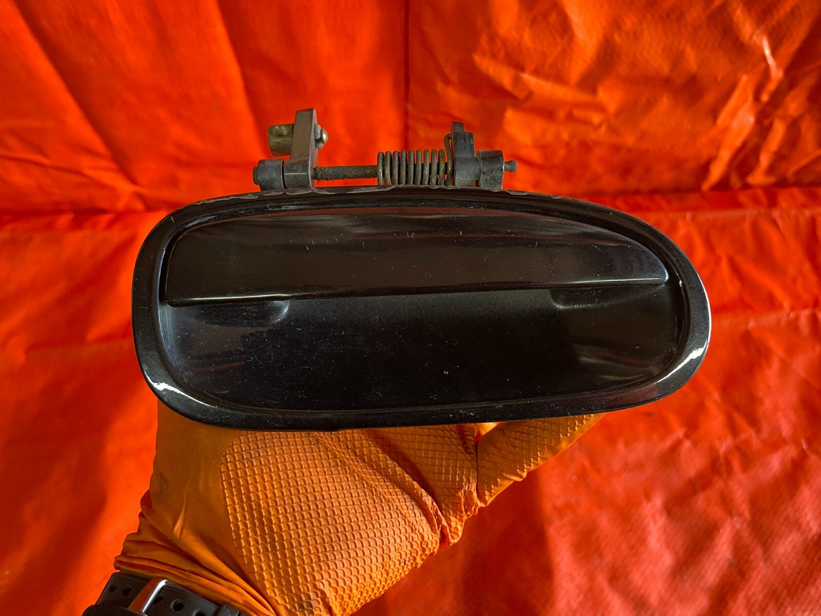 96 00 HONDA CIVIC   PASSENGER RIGHT REAR   EXTERIOR DOOR HANDLE   BLACK   OEM0