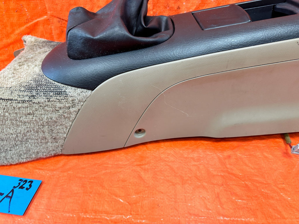 97 01 HONDA PRELUDE   ARM REST / CENTER CONSOLE STORAGE COMPARTMENT TAN OEM 3236