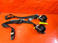 06 08 ACURA TSX   LEFT & RIGHT FRONT SEAT BELTS   DRIVER PASSENGER BLACK OEM 2750