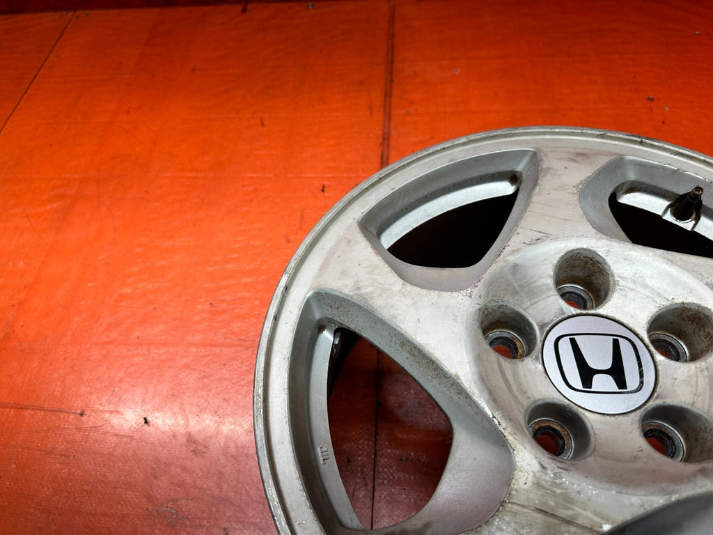 97-01 HONDA PRELUDE 2D 2.2L H22A4 SINGLE OEM ALLOY WHEEL RIM 16X6.5" OEM #LUDE-18