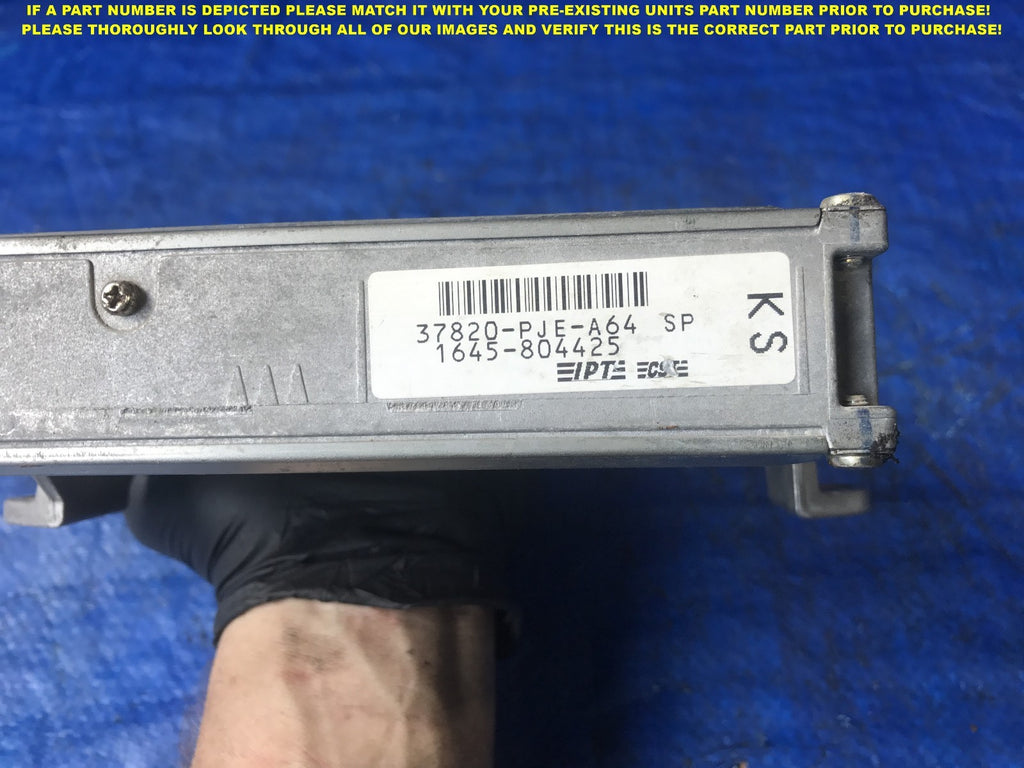 OEM 2003 03 ACURA TL ENGINE COMPUTER ECU ECM EBX   37820 PJE A64 1