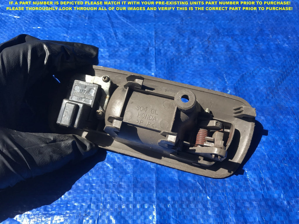OEM 1996 1997 1998 HONDA CIVIC SEDAN DRIVER LEFT FRONT INTERIOR DOOR HANDLE  1