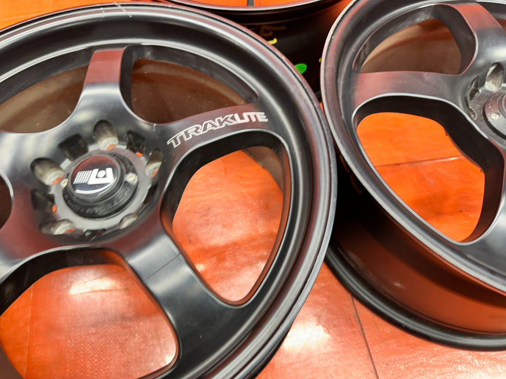 MOTEGI RACING TRAKLITE 17 INCH ALLOY WHEELS SET OF 3 17x8 +40 5x114.3 AFTERMARKE13