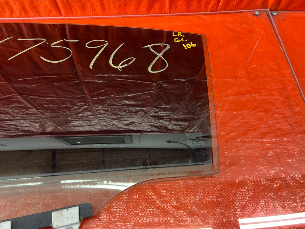 07 08 ACURA TL   DOOR GLASS WINDOW   DRIVER LEFT REAR SIDE   OEM FACTORY #1065