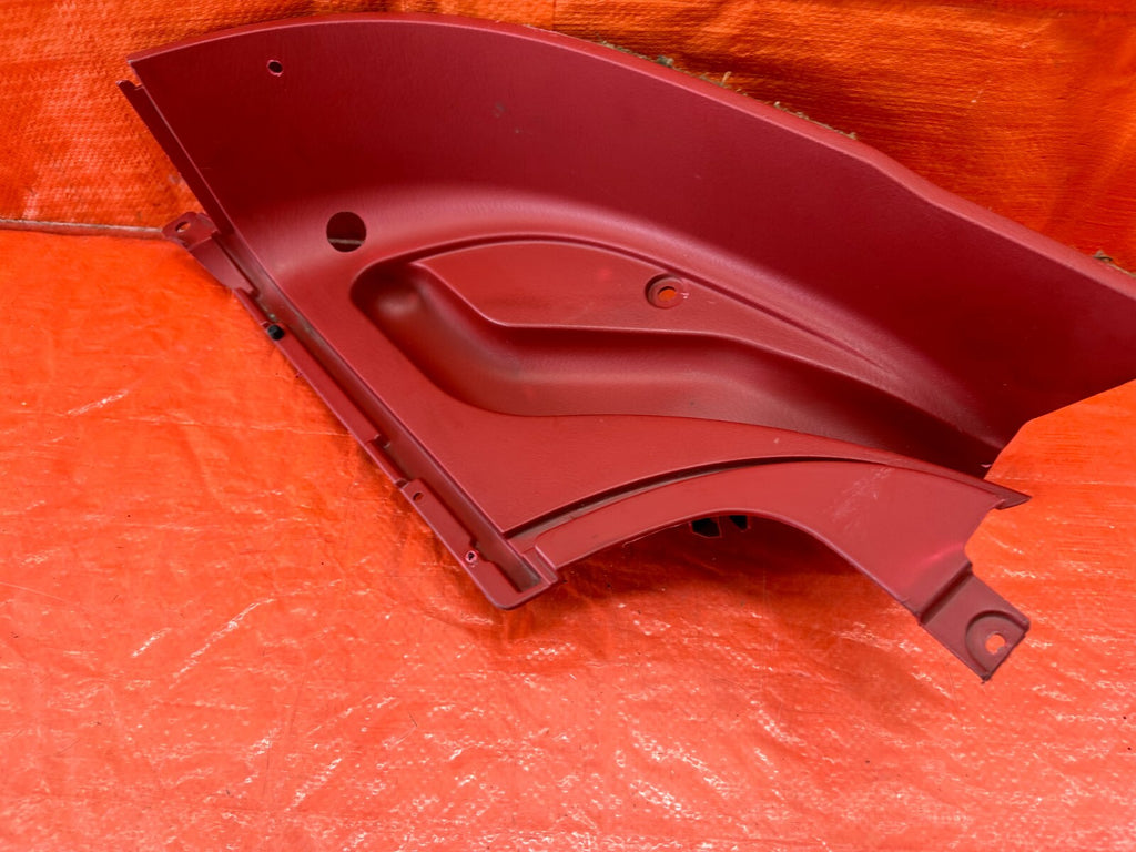 00 09 HONDA S2000   DRIVER LEFT SOFT TOP TRAY TRIM PLASTIC OEM FACTORY   RED3