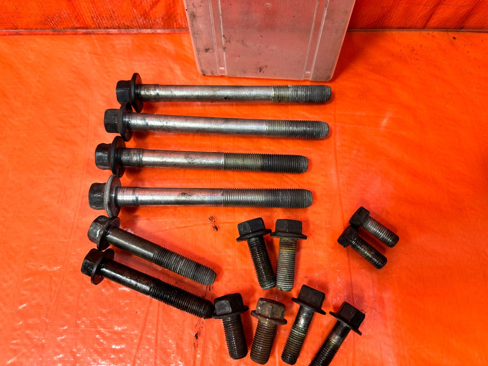 04 08 ACURA TSX   FRONT CROSSMEMBER SUBFRAME SUB FRAME BOLTS HARDWARE   OEM #3221