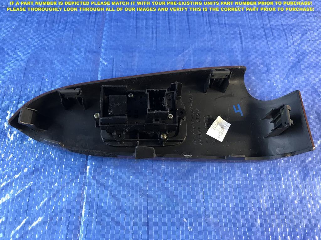 OEM 2004 2005 2006 ACURA MDX PASSENGER RIGHT REAR WOOD GRAIN WINDOW SWITCH3