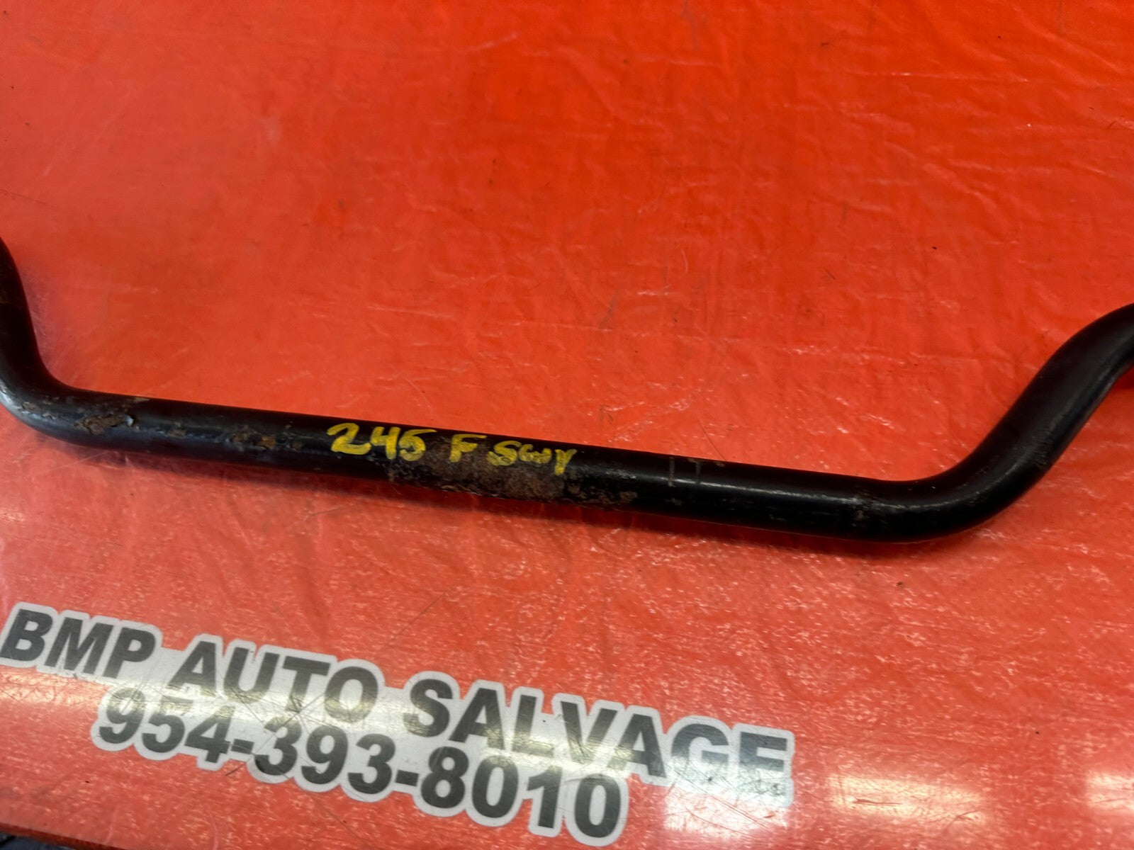08 15 INFINITI G37 & Q60 COUPE   RWD   FRONT SWAY BAR STABILIZER BAR   OEM #2458