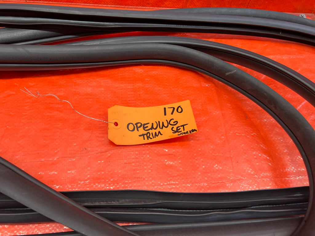 12 21 SUBARU WRX & STI SEDAN  DOOR TO CHASSIS WEATHER STRIP GASKET SET ALL 4 OEM9