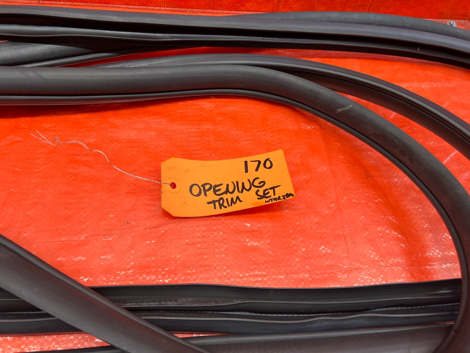 12 21 SUBARU WRX & STI SEDAN  DOOR TO CHASSIS WEATHER STRIP GASKET SET ALL 4 OEM9