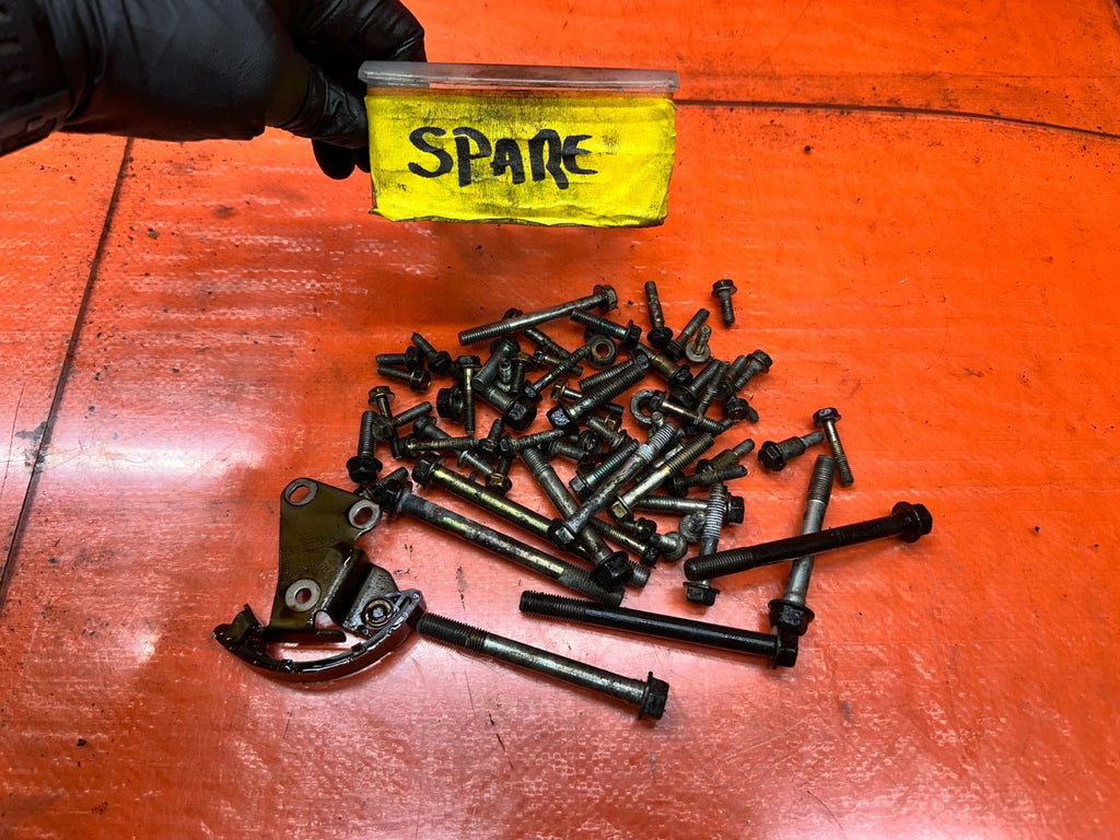 04-08 ACURA TSX 4D 2.4L K24A2 ENGINE BLOCK OIL PAN BOLTS HARDWARE SET OEM #3425