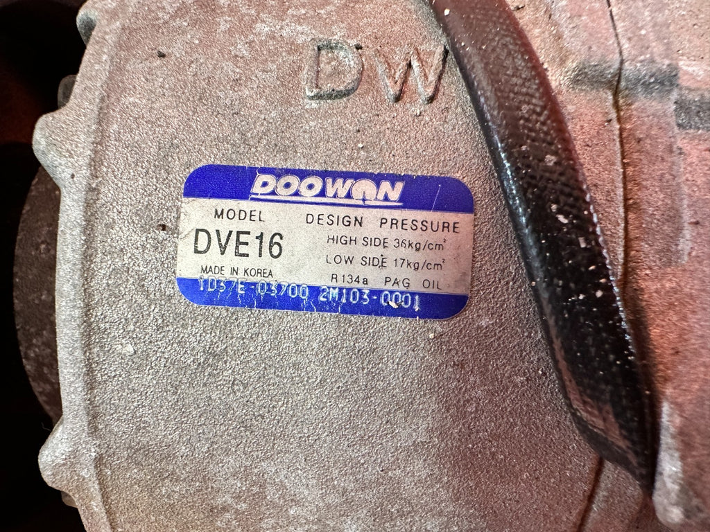 12 14 HYUNDAI GENESIS COUPE BK2 2.0L G4KF HVAC AIR CONDITIONG AC COMPRESSOR #3258