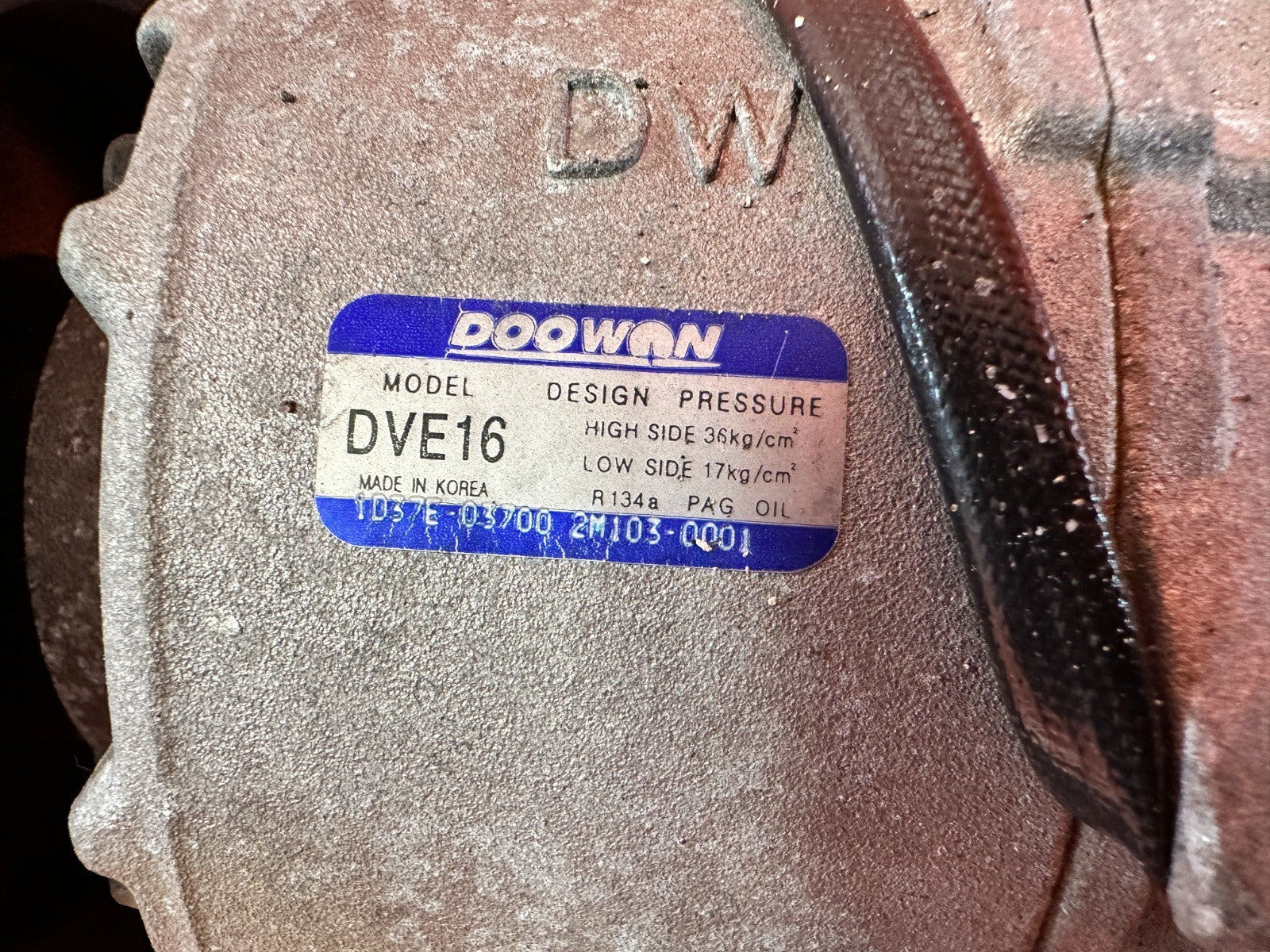 12 14 HYUNDAI GENESIS COUPE BK2 2.0L G4KF HVAC AIR CONDITIONG AC COMPRESSOR #3258
