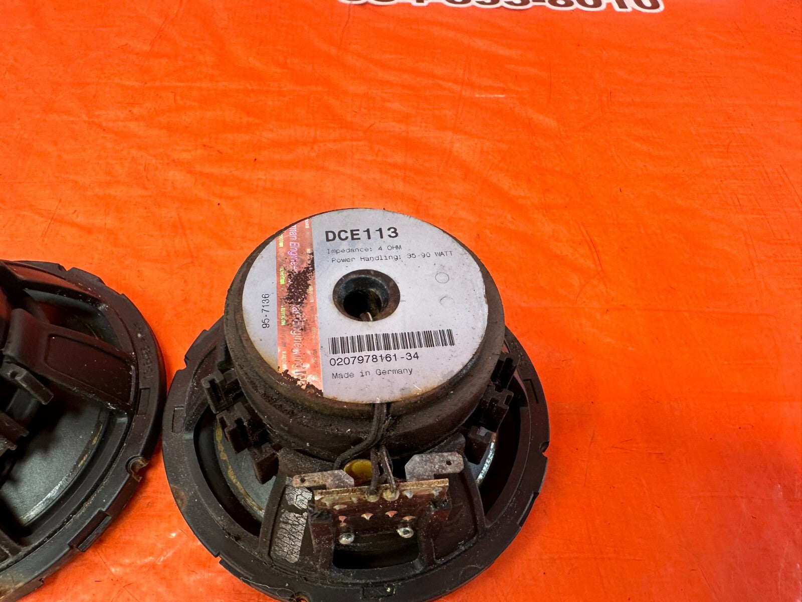 93 97 HONDA DEL SOL   MB QUART DCE113 SPEAKERS   #2576