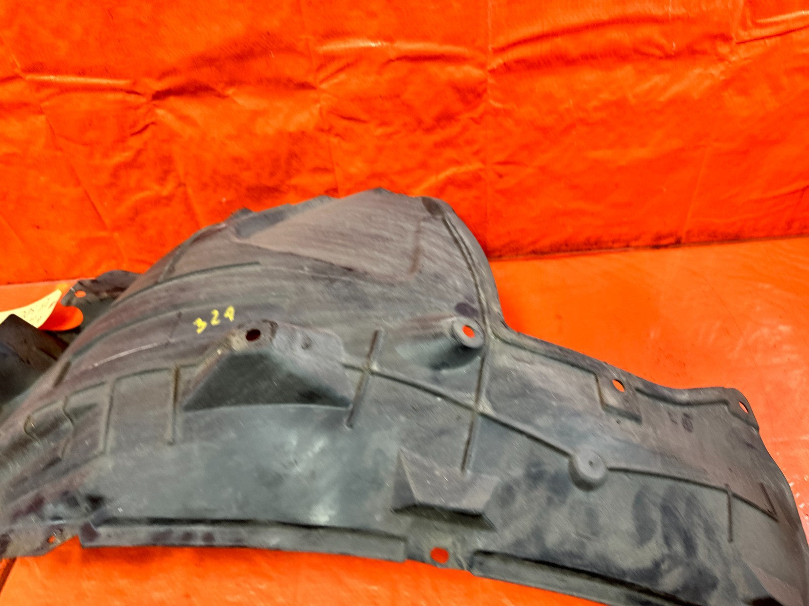 08 15 INFINITI G37 Q60 RIGHT PASSENGER FRONT FENDER REAR SPLASH SHIELD #3294