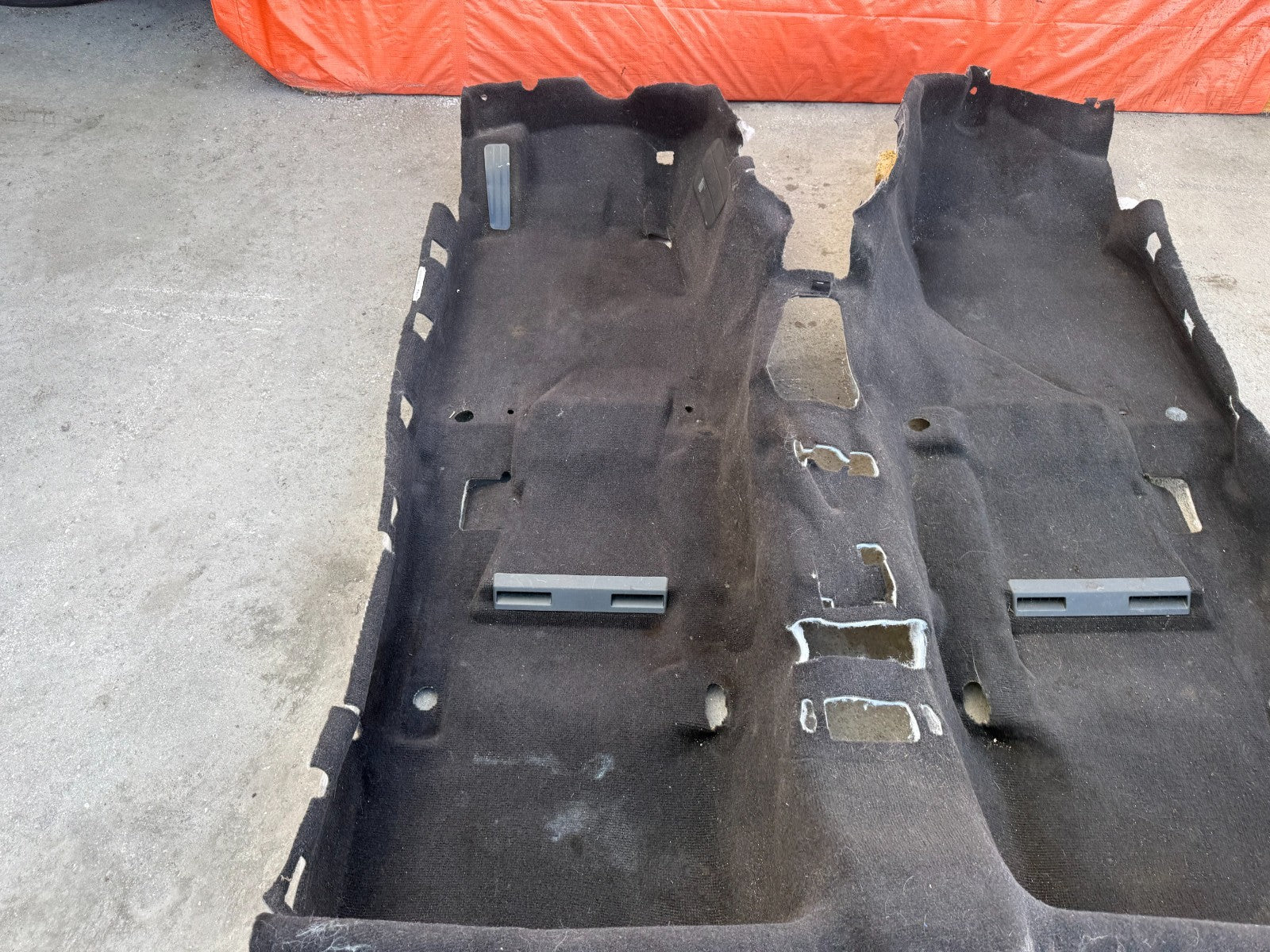 08 15 INFINITI G37 & Q60    2D COUPE   INTERIOR FLOOR CARPET RUG MAT BLACK OEM2