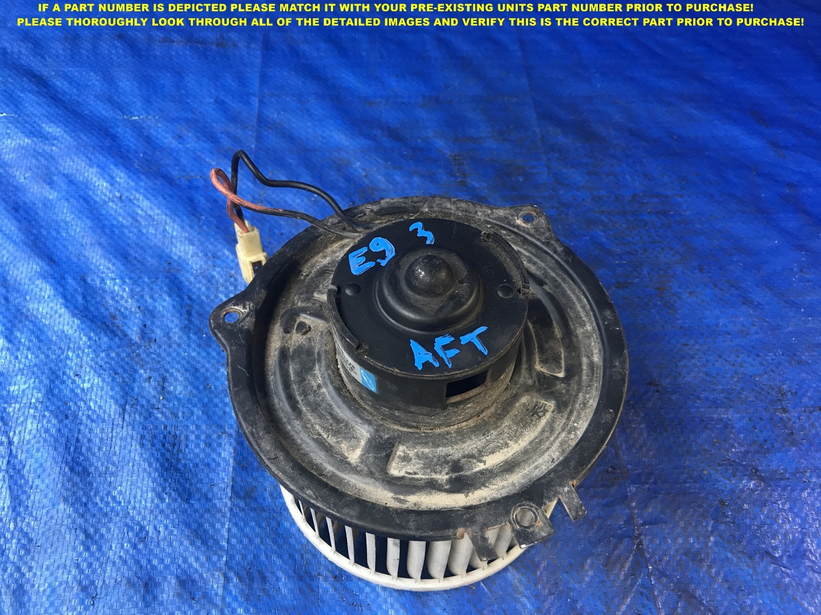 AFTERMARKET 1992 1993 1994 1995 HONDA CIVIC AC BLOWER MOTOR FAN   0