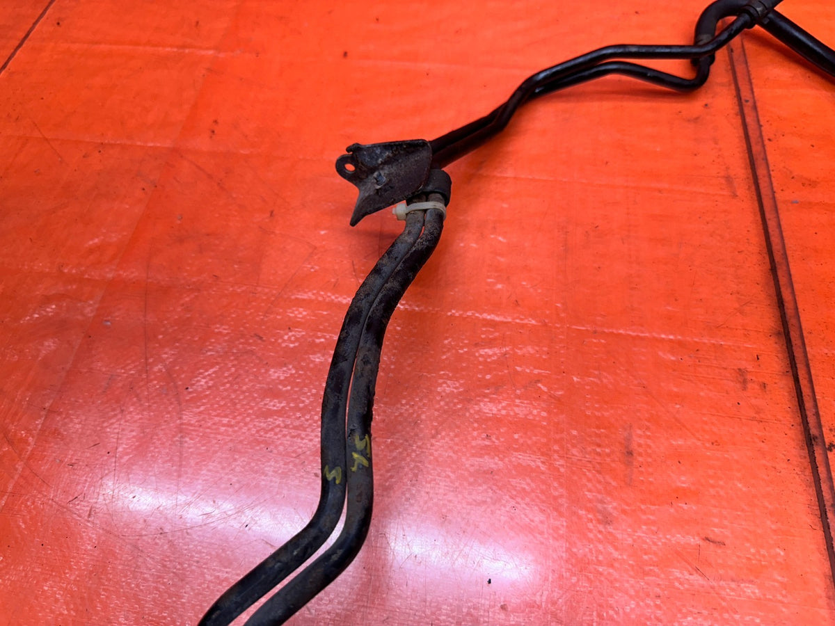 14-15 INFINITI Q50 3.7L AWD VQ37VHR POWER STEERING FLUID COOLER COOLING LINES #36