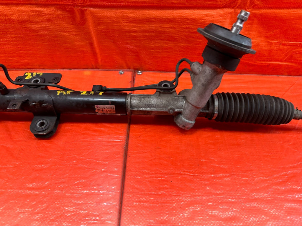 08 15 LANCER EVOLUTION X EVO 10 POWER STEERING GEAR BOX RACK AND PINION OEM #2176