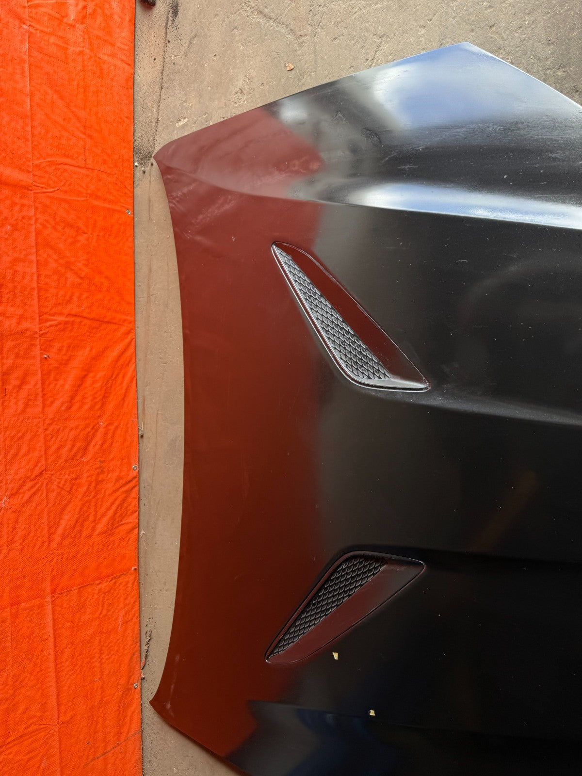 13 16 HYUNDAI GENESIS COUPE   HOOD BONNETT ASSEMBLY W/ ALL SCOOPS & TRIM OEM 3186