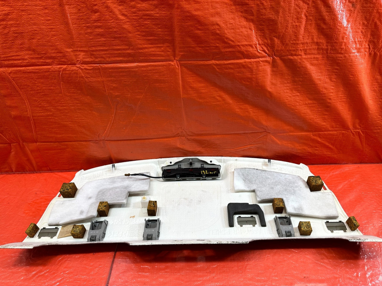 07 13 INFINITI G35 G37 SEDAN   REAR SPEAKER COVER TRAY LINER TRIM   GRAY OEM 19210