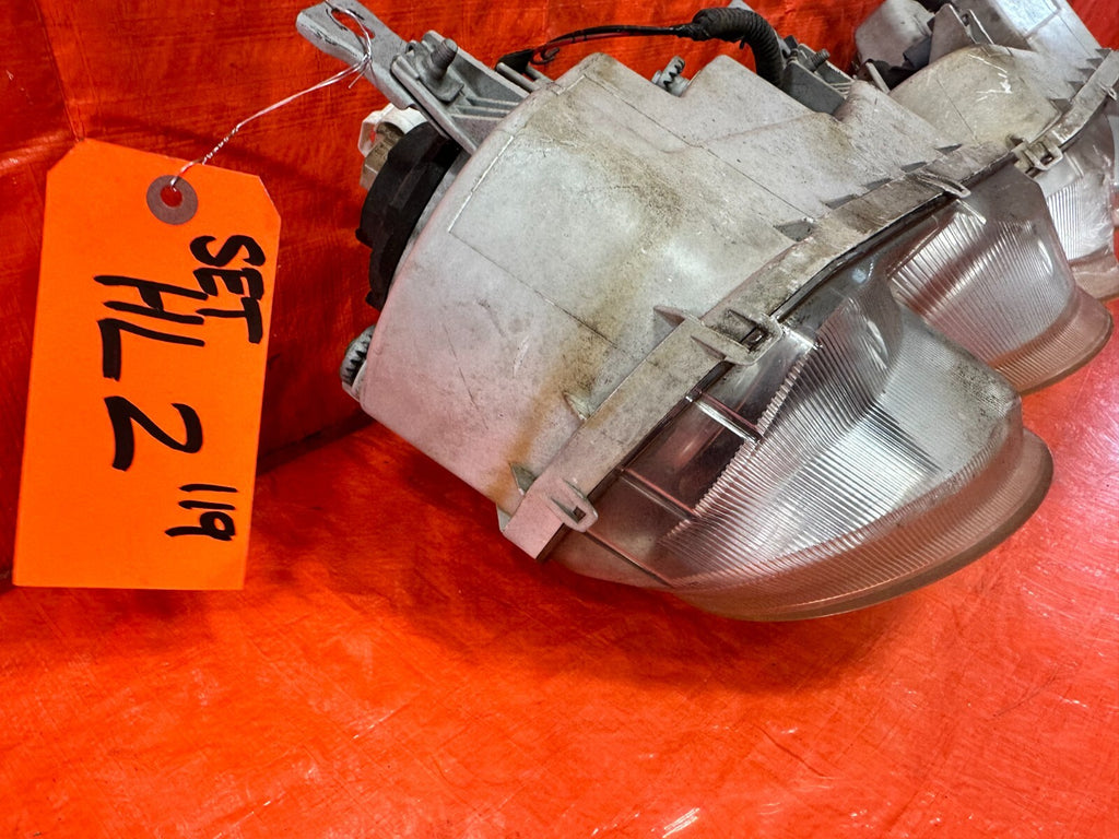 98 01 ACURA INTEGRA   HEADLIGHT HEADLAMP SET   HEADLIGHTS LEFT RIGHT OE OEM #11916
