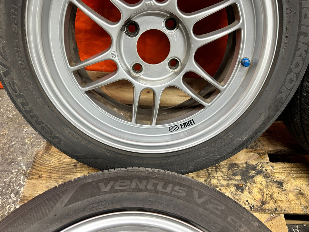 ENKEI RPF1 15x7 +41 4x100 WHEELS RIMS SET HONDA CIVIC INTEGRA MIATA CIVIC DEL SO9