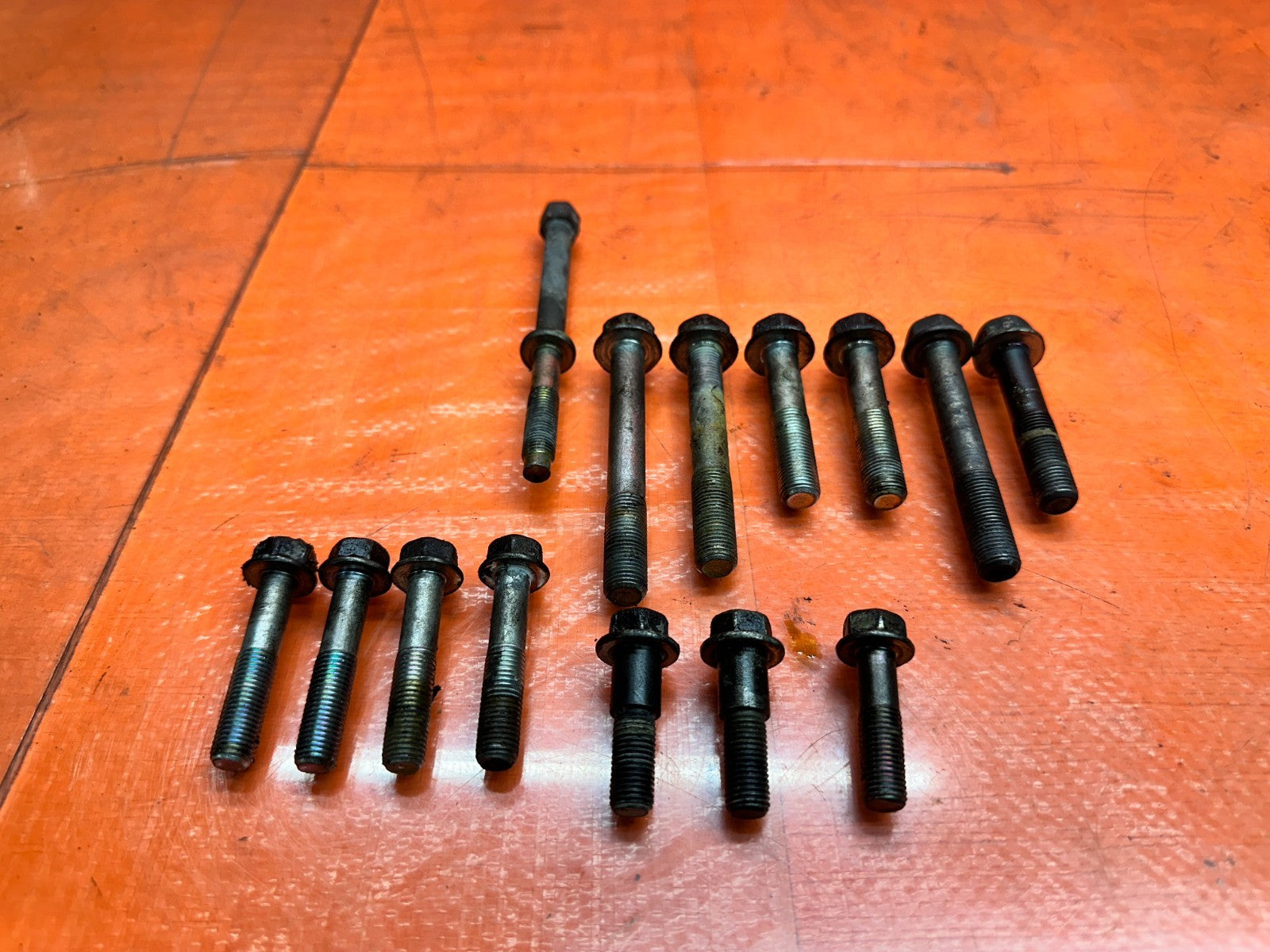 04-05 ACURA TSX 2.4L K24A2 TRANSMISSION BELL HOUSING BOLTS HARDWARE OEM #3394