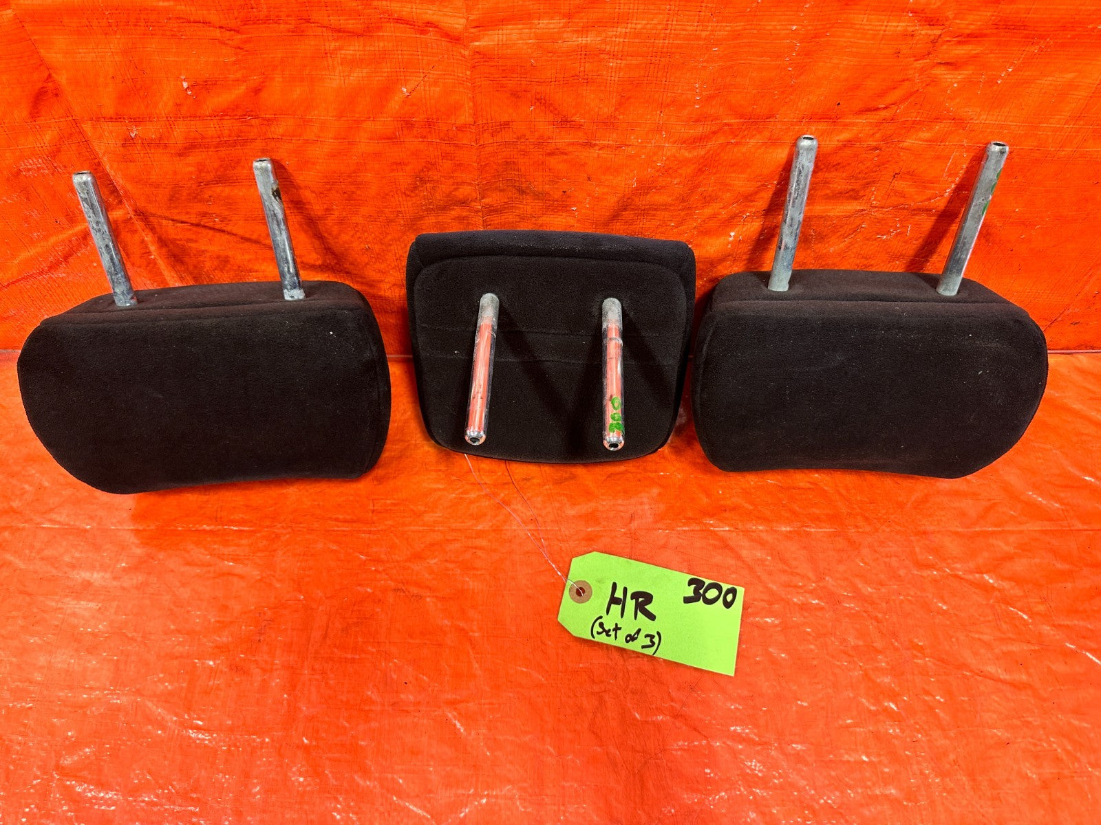 07 08 HONDA CIVIC SI SEDAN   REAR SEAT HEAD REST SET LEFT AND RIGHT   OEM #3002