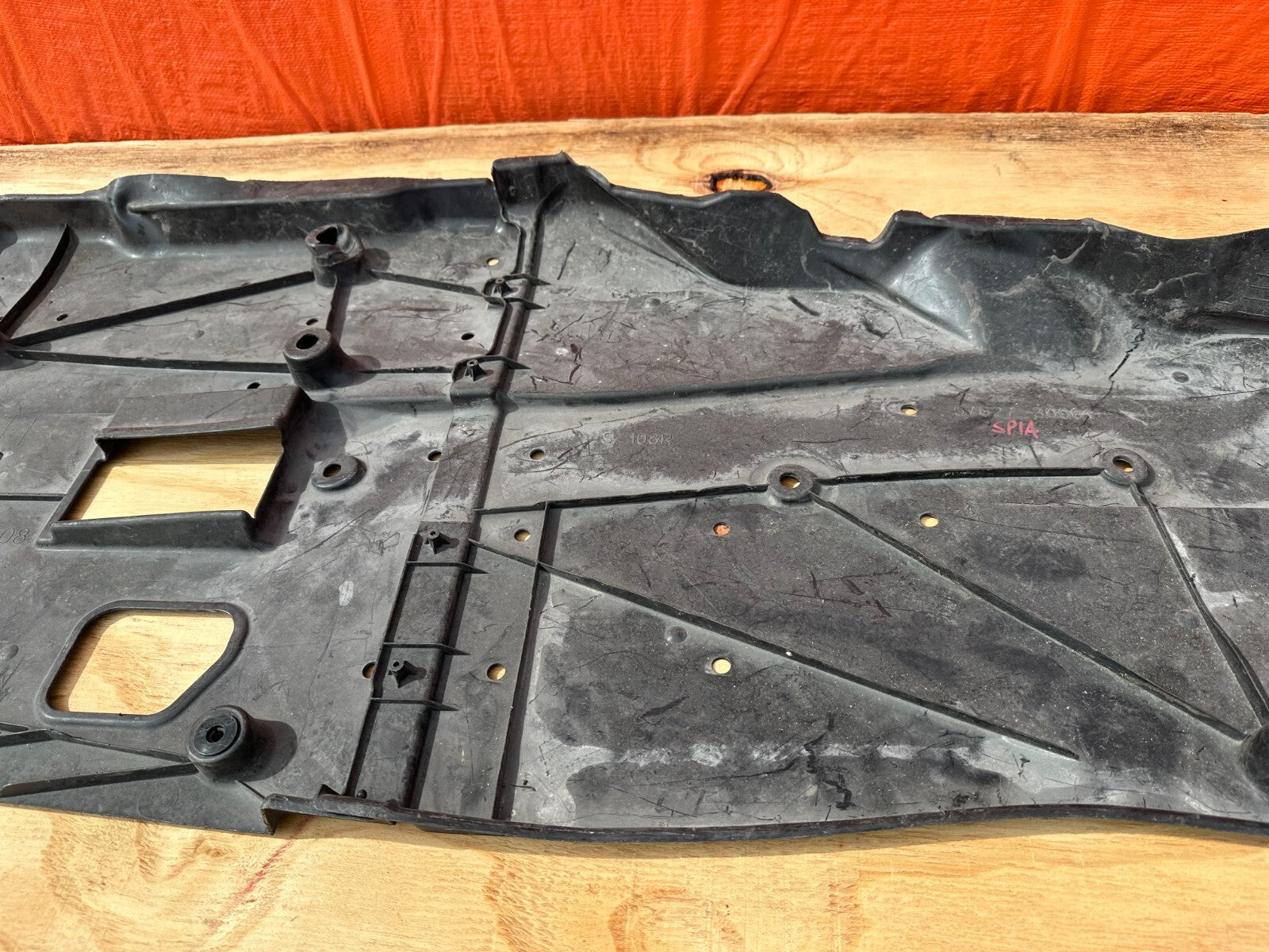 14 20 LEXUS GS350 13 19 RIGHT REAR UNDERBODY SPLASH GUARD SHIELD OEM6