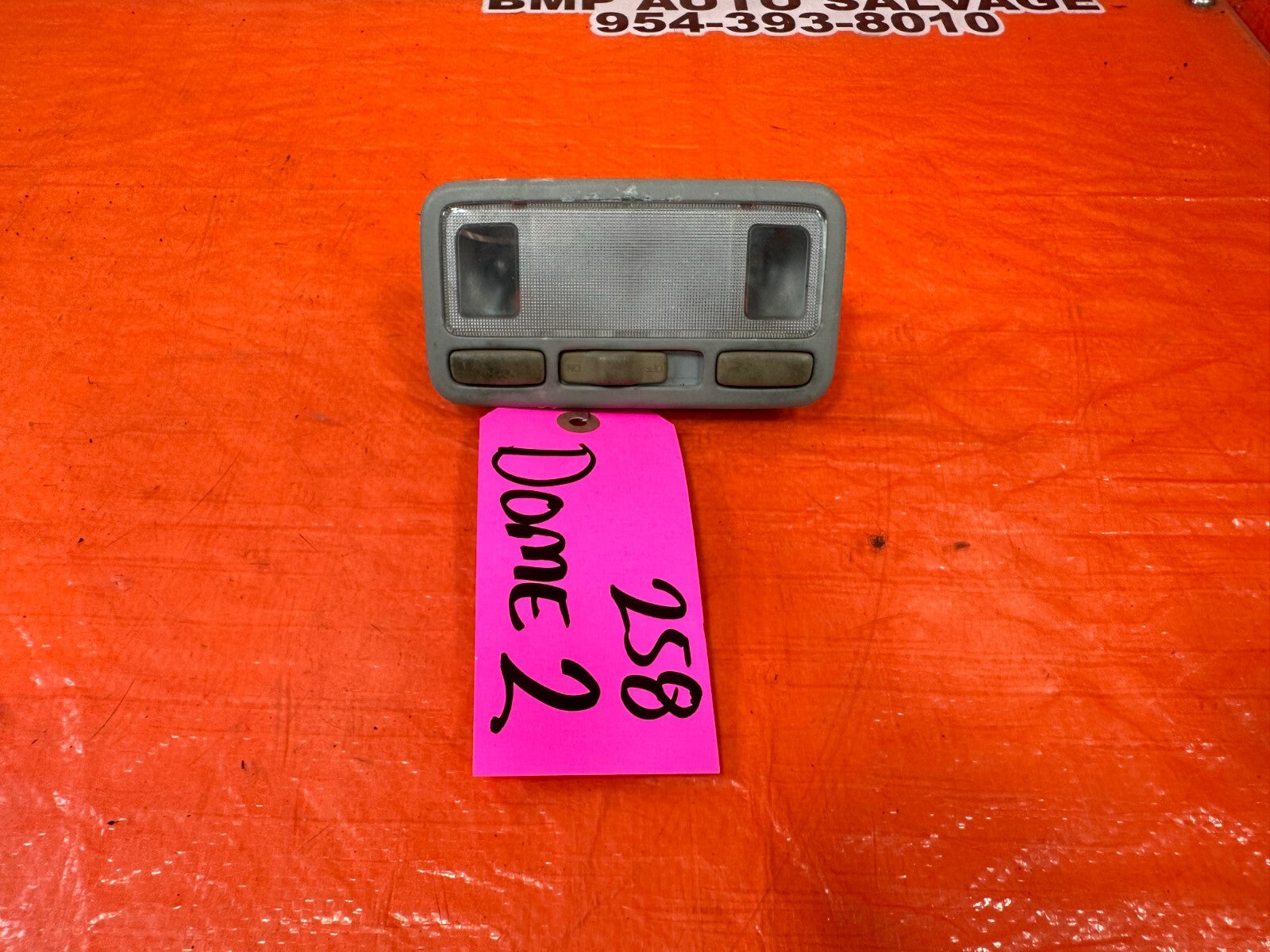 02 05 HONDA CIVIC SI EP3 HATCHBACK   FRONT   DOME MAP READING LIGHT LAMP OEM 2588