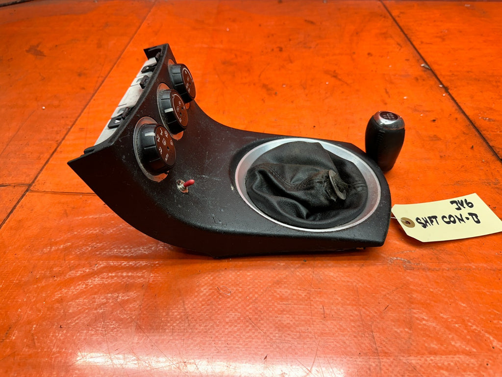 03-08 NISSAN 350Z 3.5L 6 SPEED MANUAL SHIFTER BEZEL CENTER CONSOLE OEM #3468
