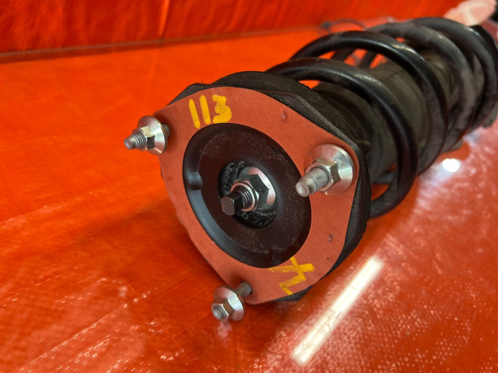 17 19 INFINITI Q50   RED SPORT   RWD SHOCK AND SPRING STRUT LEFT REAR OEM #1135