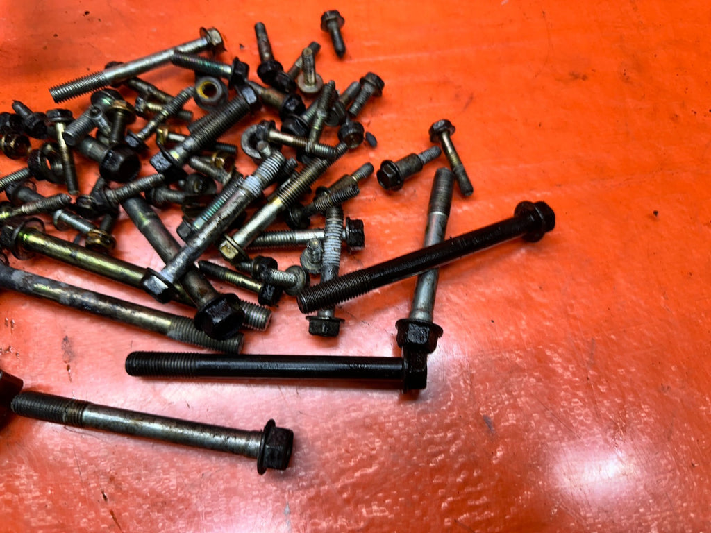 04-08 ACURA TSX 4D 2.4L K24A2 ENGINE BLOCK OIL PAN BOLTS HARDWARE SET OEM #3429