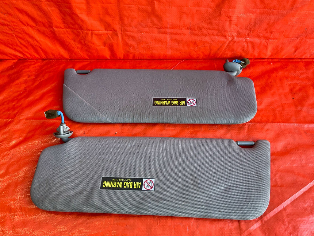 11 13 HONDA ODYSSEY   SUNVISOR SET   LEFT RIGHT DRIVER PASSENGER   GRAY   OEM OE8