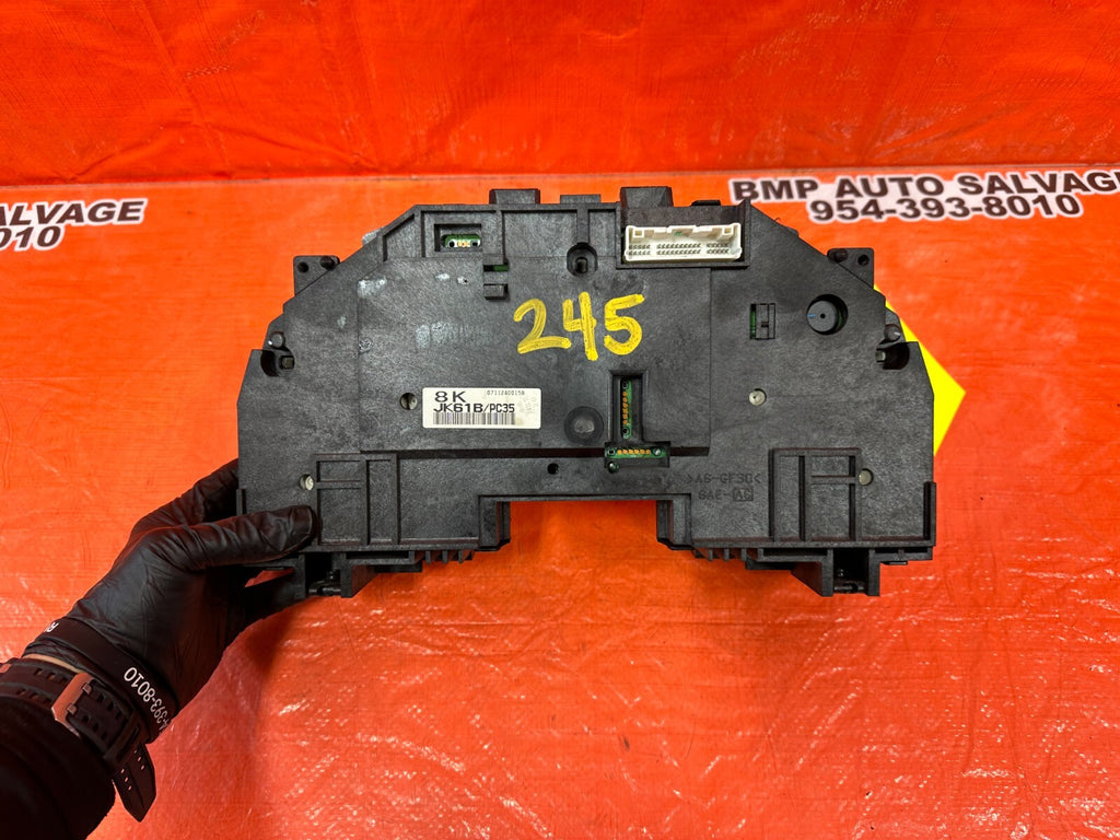 2008 INFINTI G37 COUPE S SPORT 6 SPEED MANUAL   INSTRUMENT GAUGE CLUSTER OEM 24511
