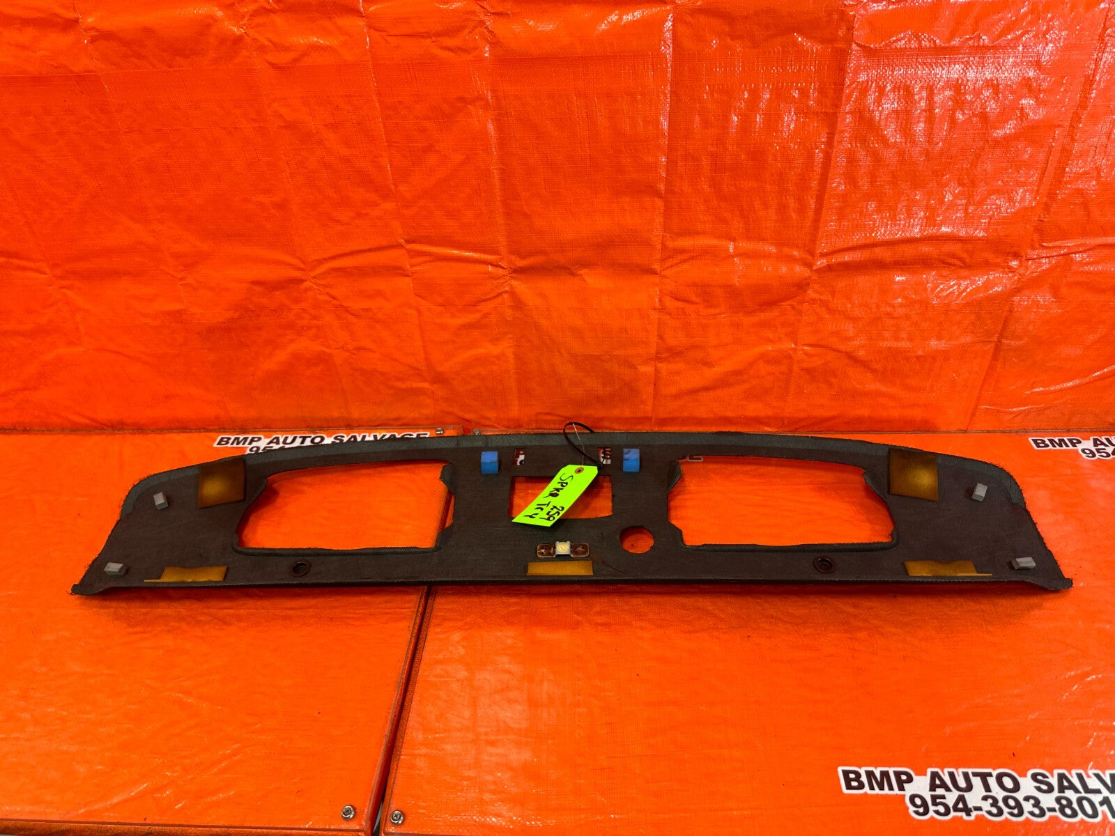 97 99 HONDA PRELUDE   REAR UPPER TRUNK TRIM / SPEAKER COVER   OEM #2598