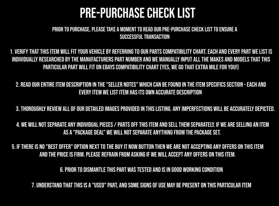 94   01 ACURA INTEGRA   FRONT WINDSHIELD WIPER MOTOR WITH LINKAGE   OEM OE #1592