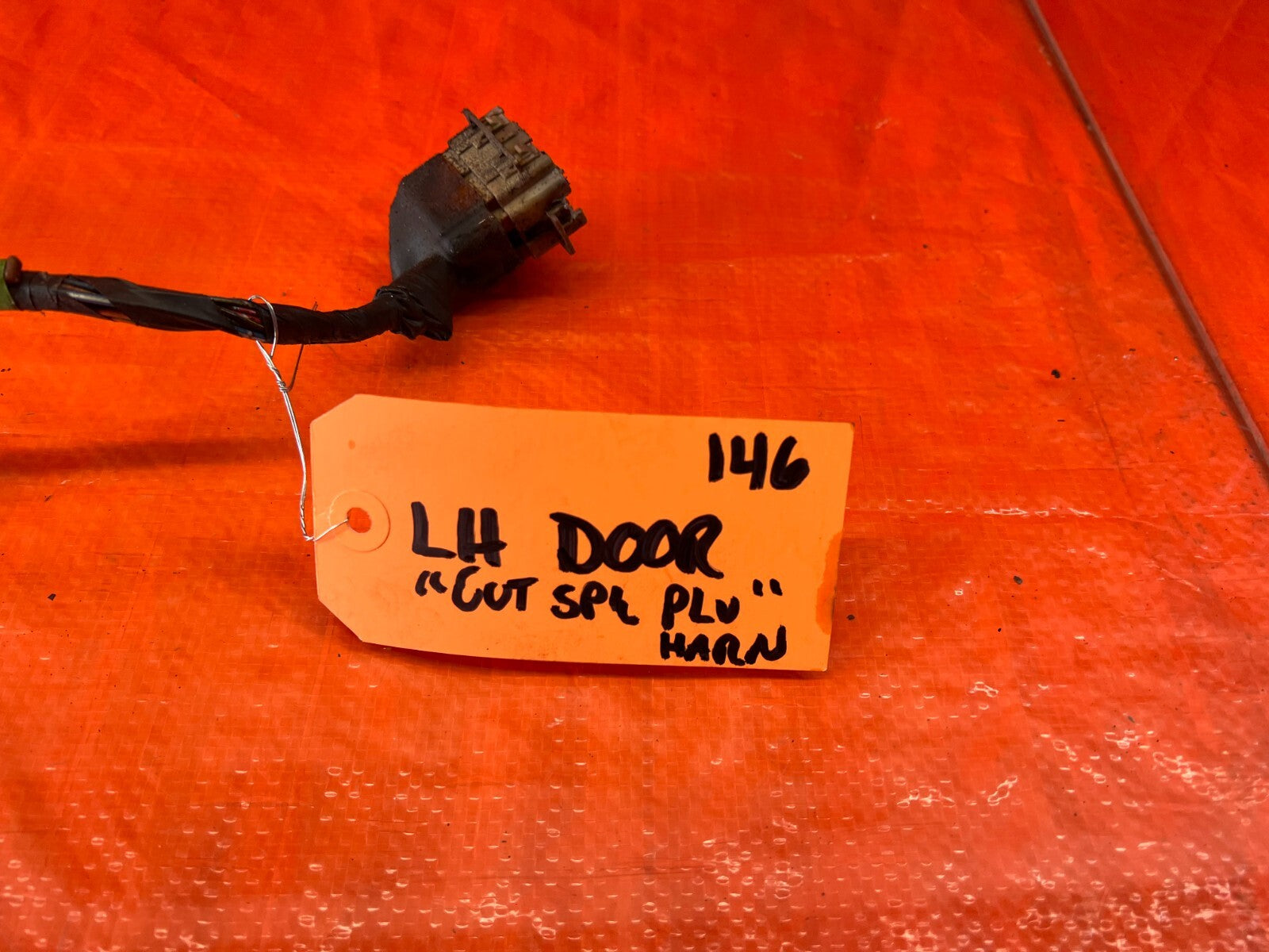93 97 HONDA DEL SOL S   DRIVER LEFT FRONT DOOR WIRING HARNESS WIRE LOOM OEM #1464