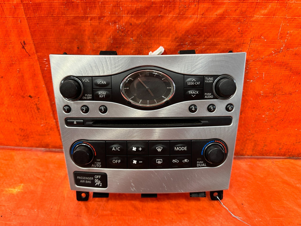 10 13 INFINITI G37 CONVERTIBLE   HVAC AIR CONDITIONING AC HEATER CLIMATE CONTROL1