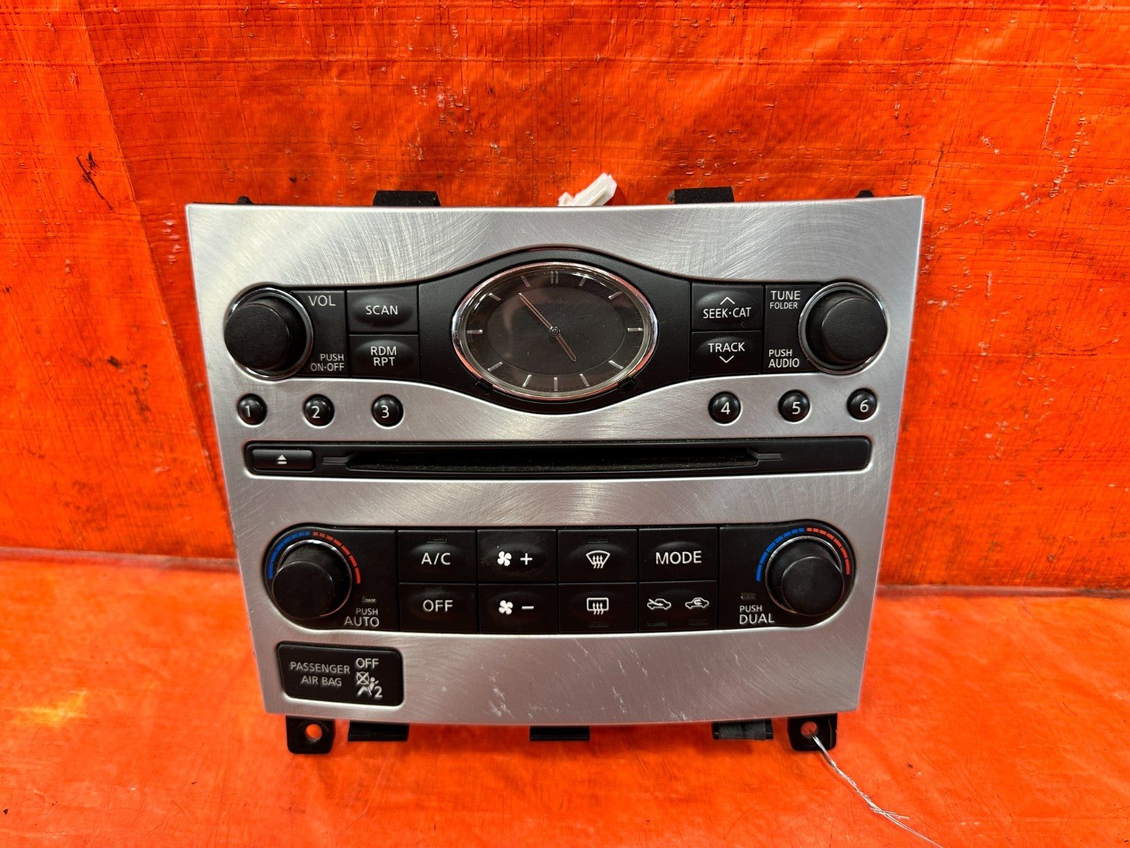 10 13 INFINITI G37 CONVERTIBLE   HVAC AIR CONDITIONING AC HEATER CLIMATE CONTROL1