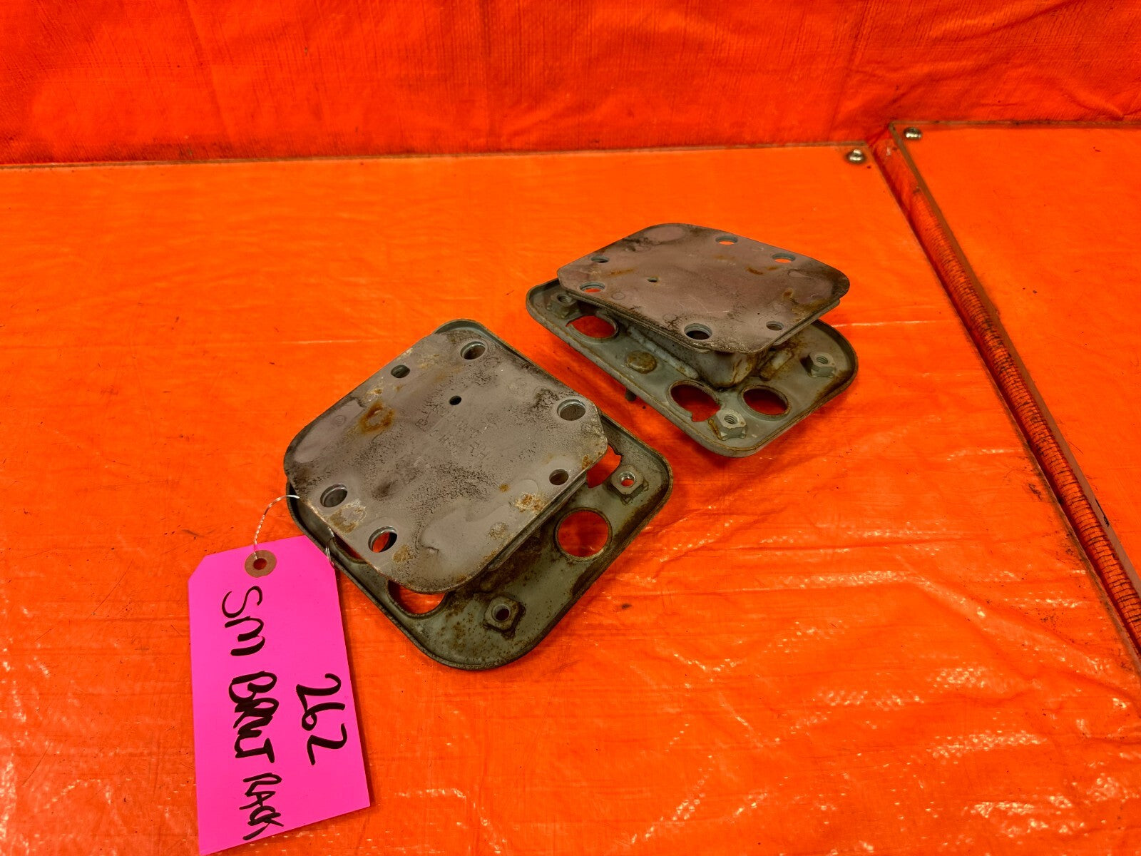 2004 04 NISSAN 350Z   REAR RE BAR CRASH BAR BEAM   MOUNTING BRACKETS LEFT RIGHT11