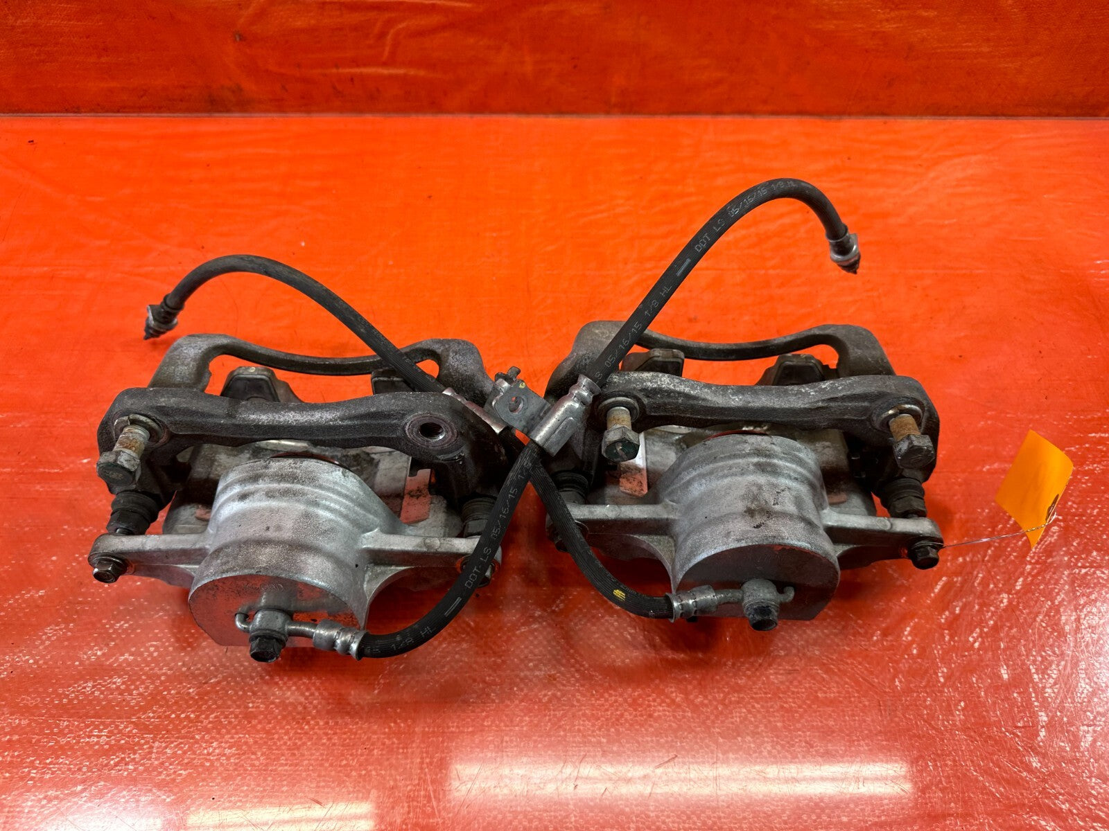 10 16 HYUNDAI GENESIS COUPE   NON BREMBO   FRONT BRAKE CALIPERS LEFT RIGHT #2199