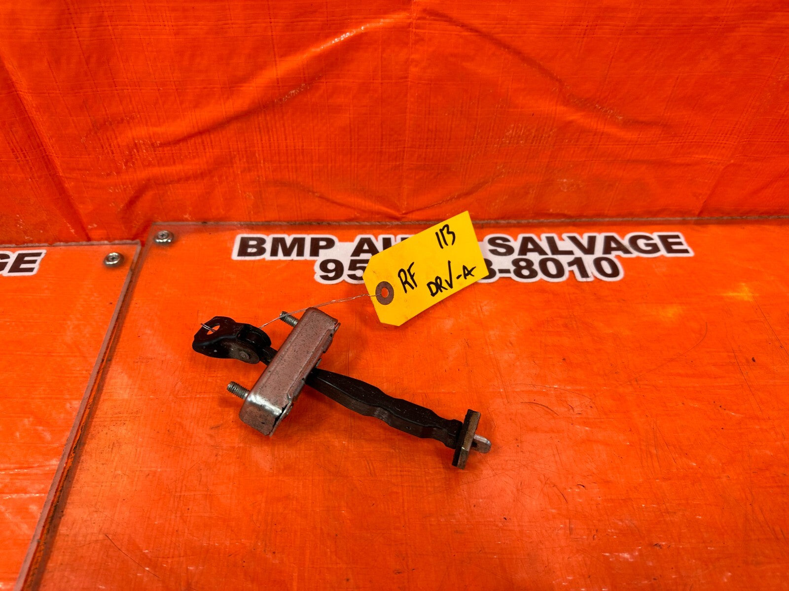 14 20 INFINITI Q50 LEFT OR RIGHT FRONT DOOR CHECKER HINGE ARM STOPPER OEM #1137