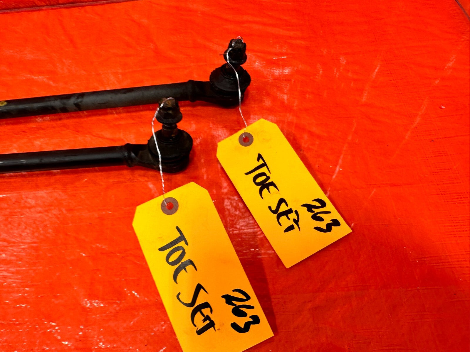 97 01 HONDA PRELUDE   TOE ARM SET   LEFT AND RIGHT ARMS TIE RODS B ARMS OEM #2636