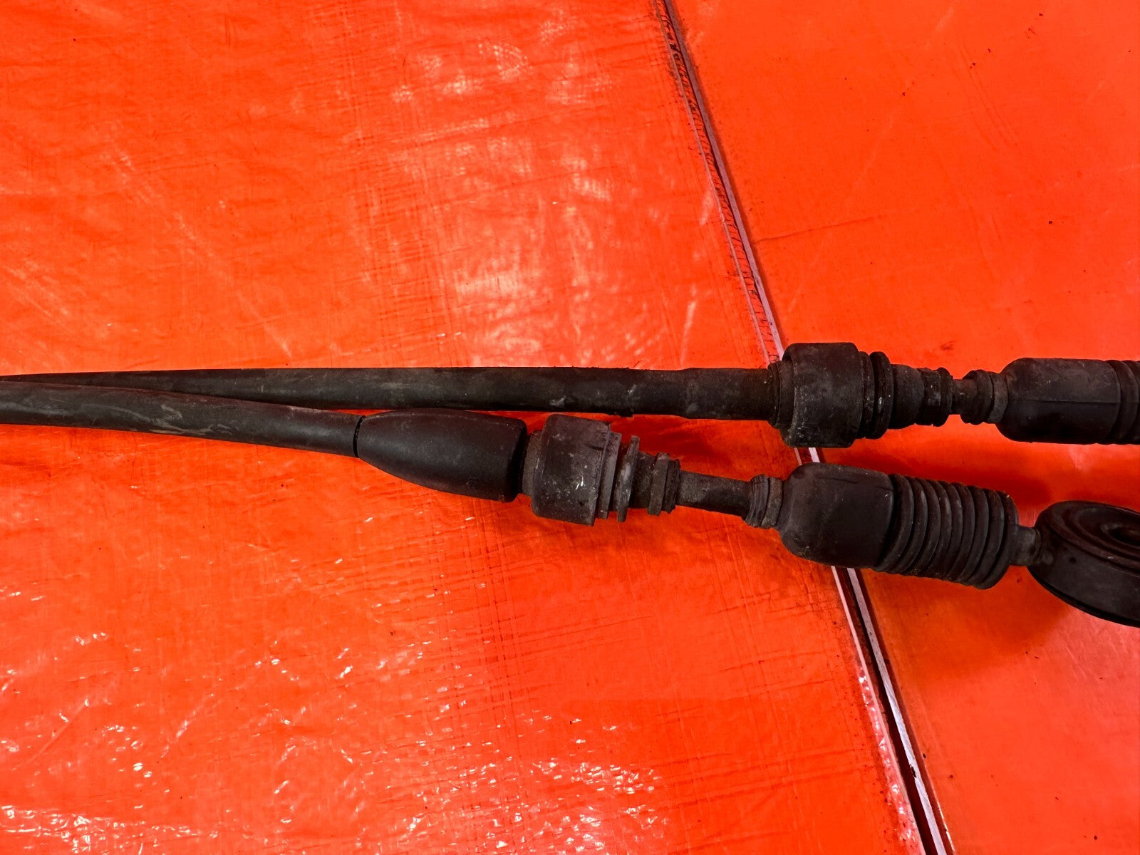 92 96 HONDA PRELUDE   MANUAL STICK SHIFT SHIFTER CABLE SET CABLES WIRES OEM #2735